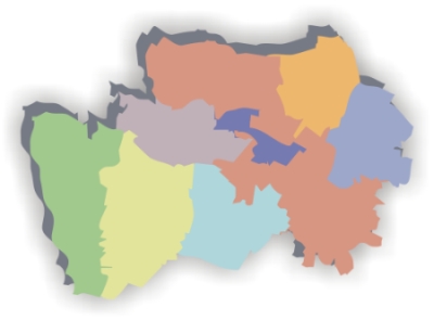 Mapa powiatu Mapa powiatu